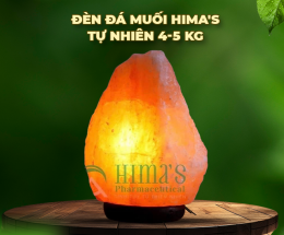  ĐÈN ĐÁ MUỐI TỰ NHIÊN  HIMA'S 4-5 Kg 