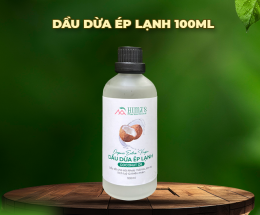 Dầu Dừa Ép Lạnh Hữu Cơ  Hima's 100ml 