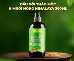 CTV - [ 1 CHAI] 300ML DẦU GỘI THẢO DƯỢC MUỐI HỒNG HIMA'S