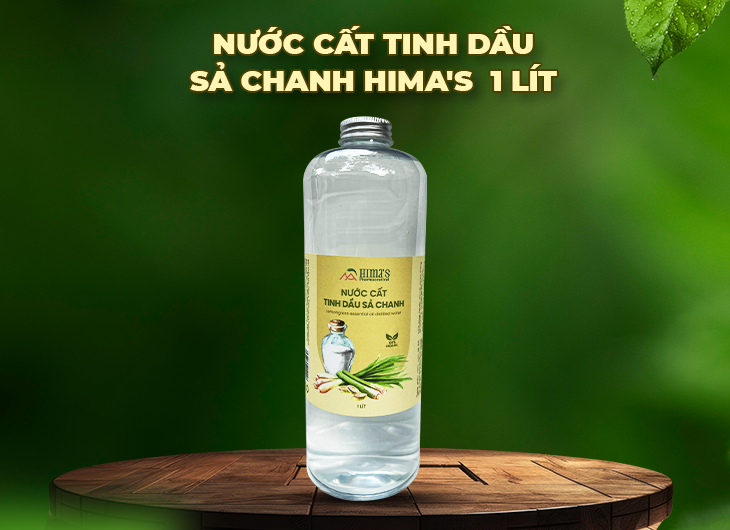 CTV - [1CHAI] 1000 ML Nước Cất Tinh dầu Sả Chanh Hima's 